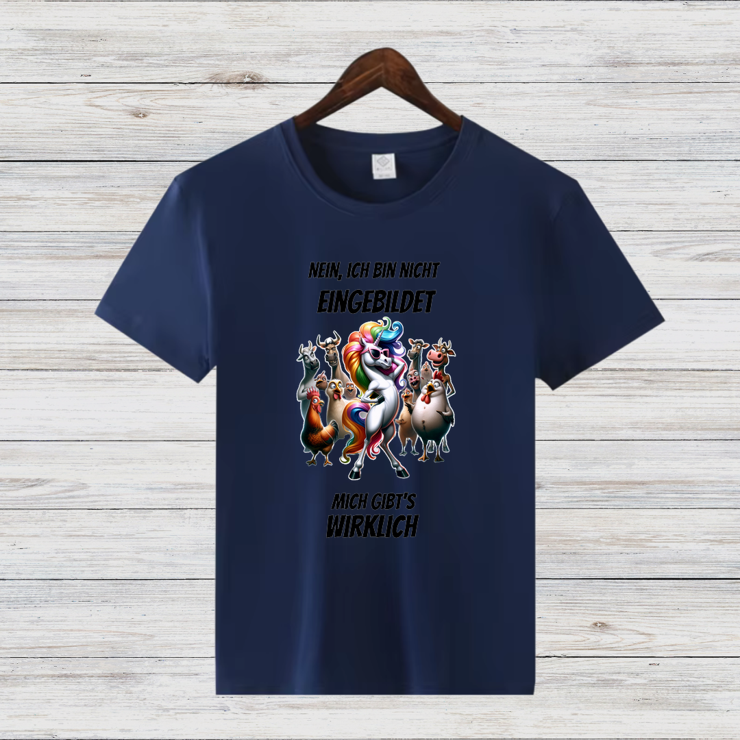 Nein, Ich Bin Nicht Eingebildet | Lustiges Einhorn-Shirt | Humorvolles Motiv | Statement Shirt für Damen | Perfekt für den Winter