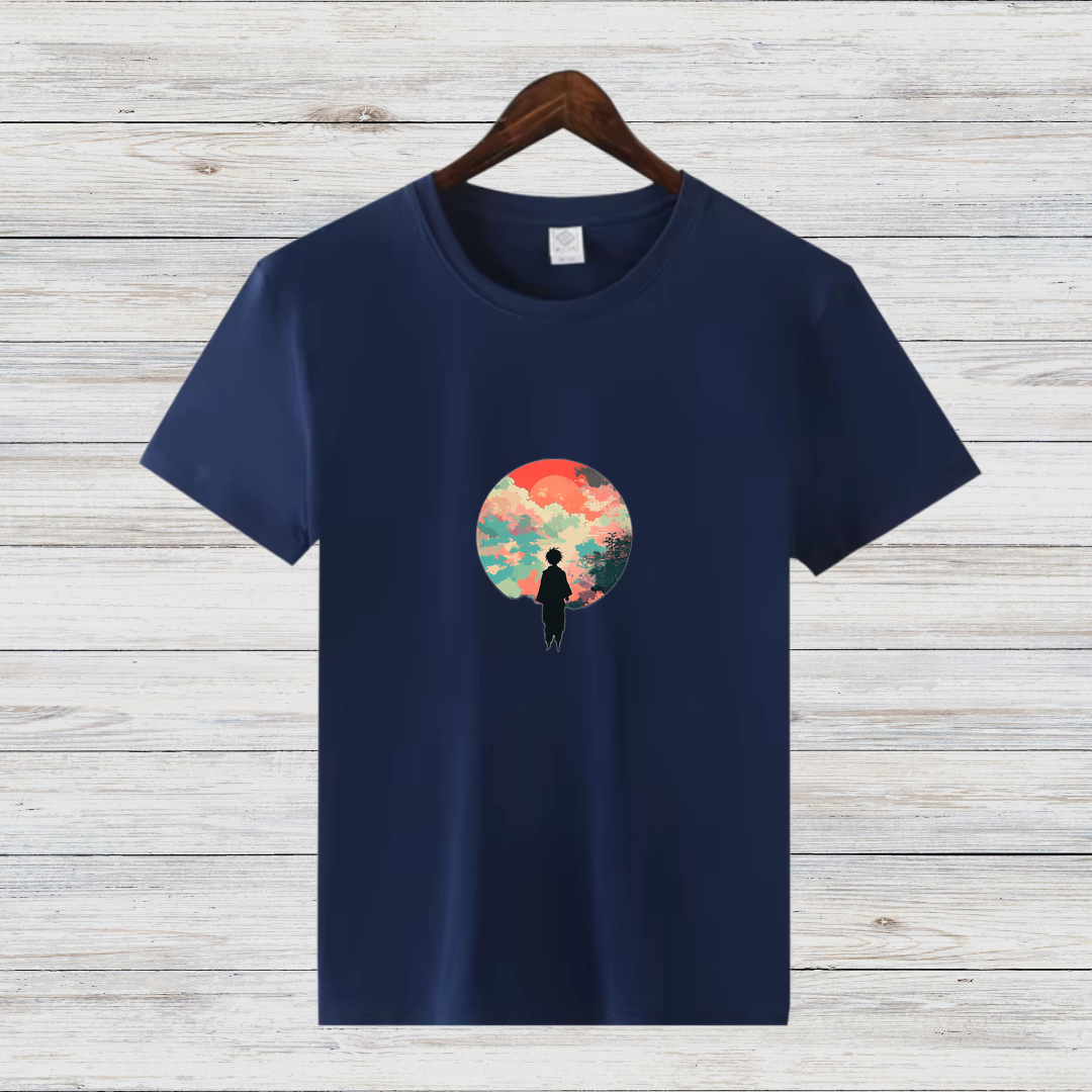 Magisches Wintermotiv | Stilvolles Baumwollshirt | Traumhaftes Design | Mystisches Fashion-Statement