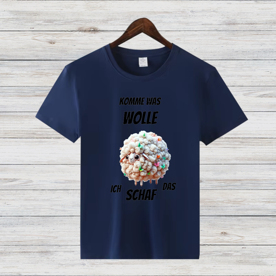 Komme was Wolle | Lustiges Schaf-Shirt | Humorvolles Weihnachtsdesign | Statement Shirt für die Festzeit