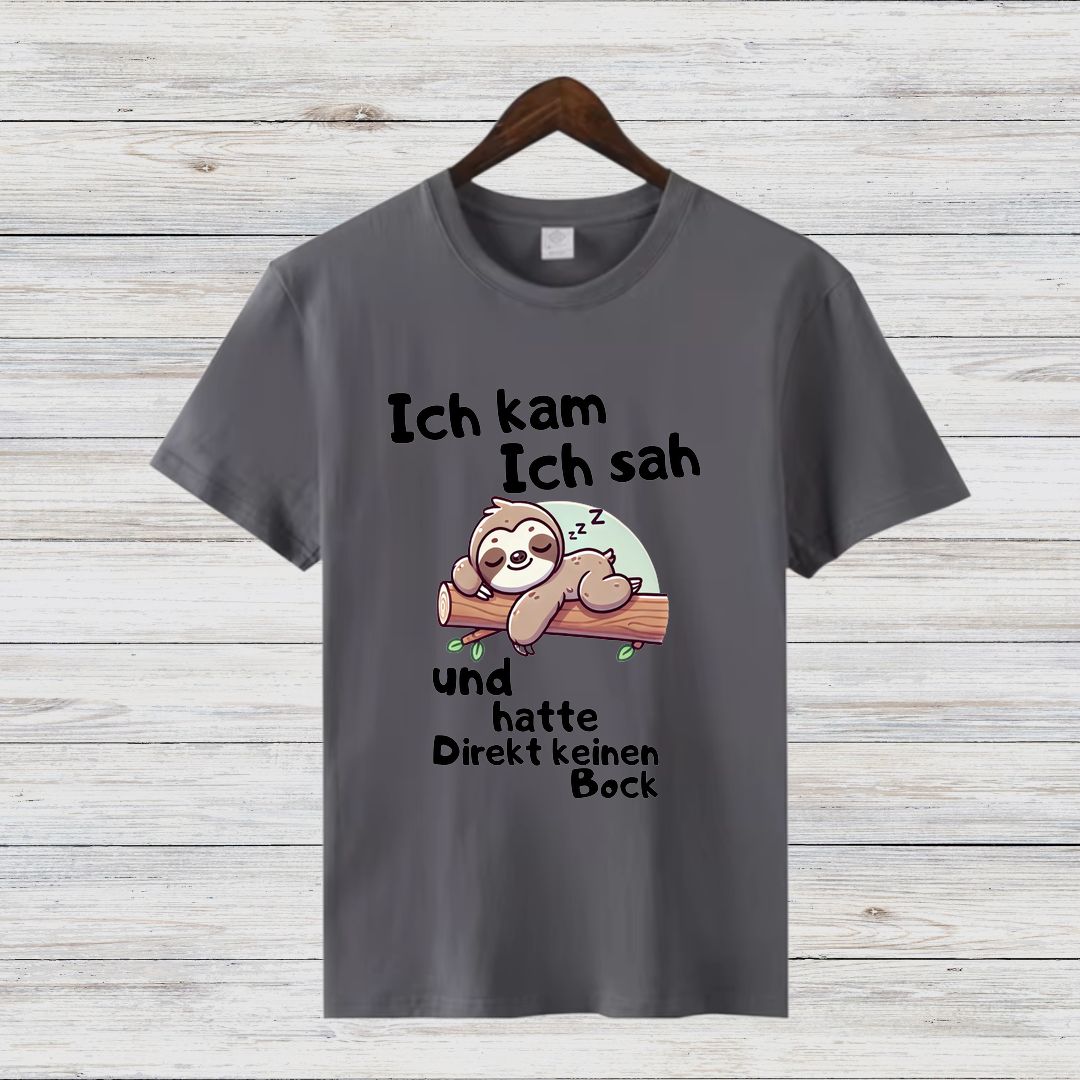 Faultier Shirt | Lustiges Spruch T-Shirt | Bequemes Freizeitshirt | Geschenkidee für Entspannte