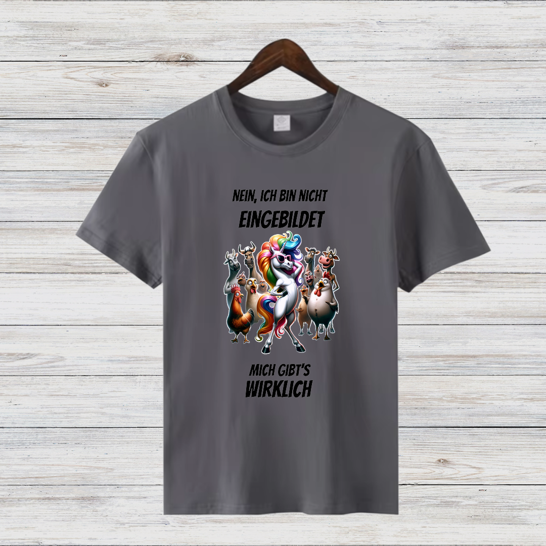 Nein, Ich Bin Nicht Eingebildet | Lustiges Einhorn-Shirt | Humorvolles Motiv | Statement Shirt für Damen | Perfekt für den Winter