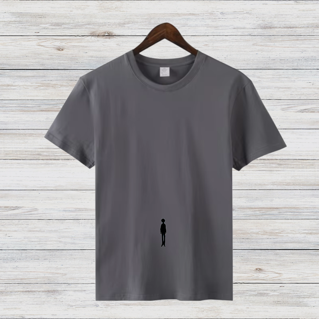 Minimalistisches Design Shirt | Stilvolles Statement Shirt | Modernes Baumwoll T-Shirt | Streetwear Look für den Winter