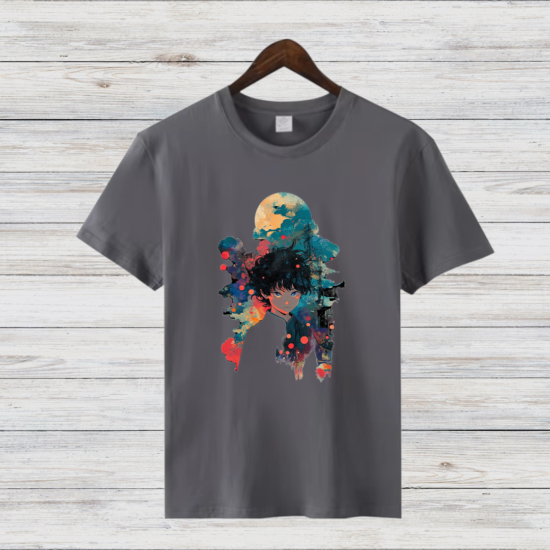 Mystisches Anime Shirt | Künstlerisches Design | Fantasievolles Grafik T-Shirt | Geschenk für Anime-Fans