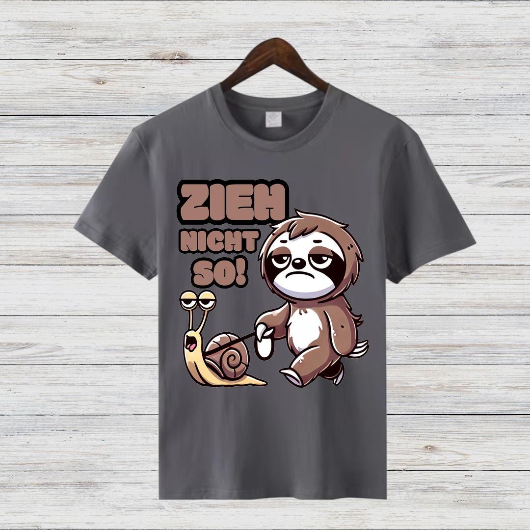 Lustiges Faultier Shirt | Gemütliches Winter T-Shirt | Humorvolles Schneckentempo Design | Perfektes Geschenk für Langschläfer