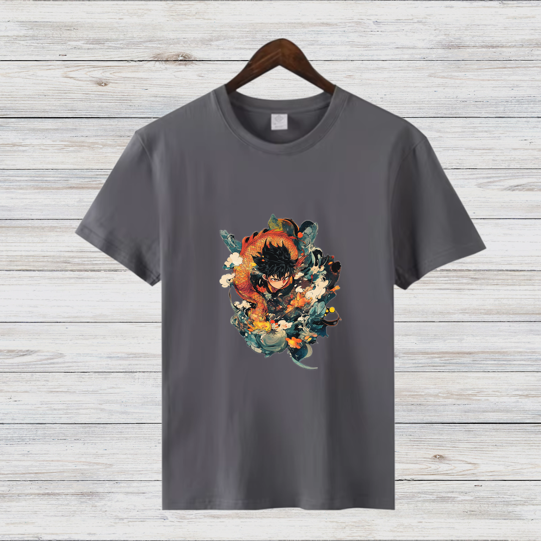 Anime Feuerkrieger | Episches Manga Shirt | Stylisches Anime Design | Geschenk für Otakus