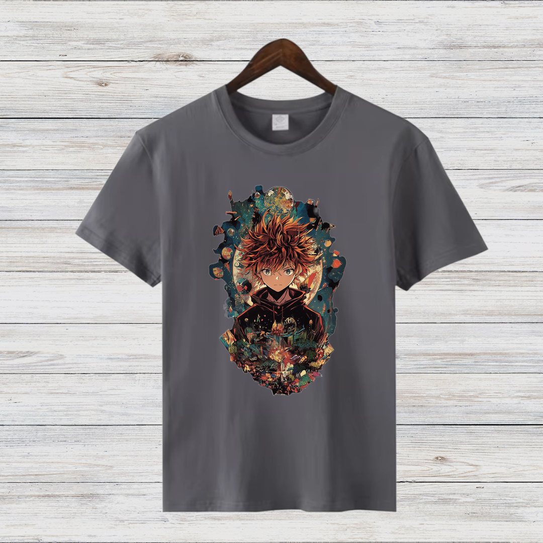 Episches Anime Shirt | Stylisches Manga T-Shirt | Geschenk für Anime-Fans | Baumwollshirt für den Winter