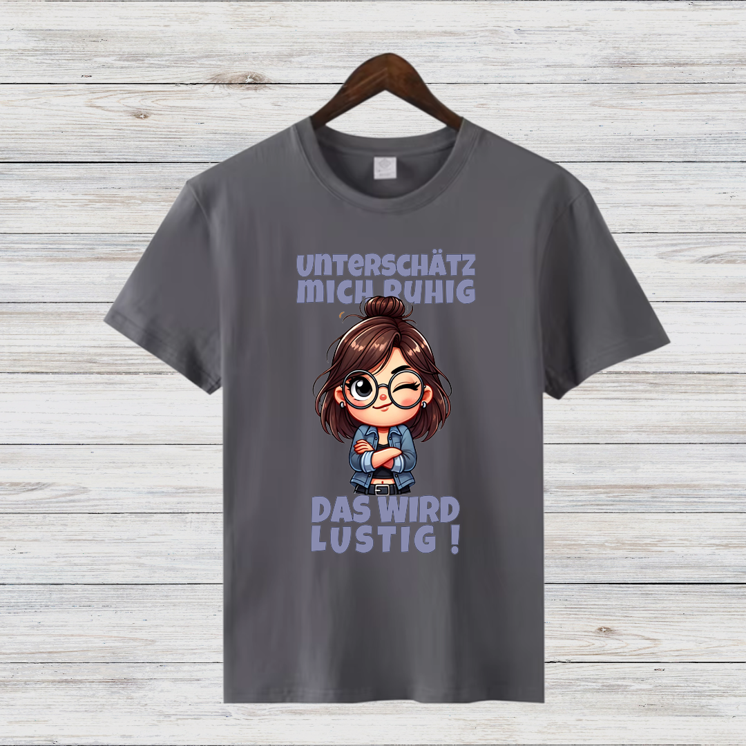 Freches Statement Shirt | Lustiges Winter T-Shirt | Cooles Cartoon Design | Geschenkidee für Frauen