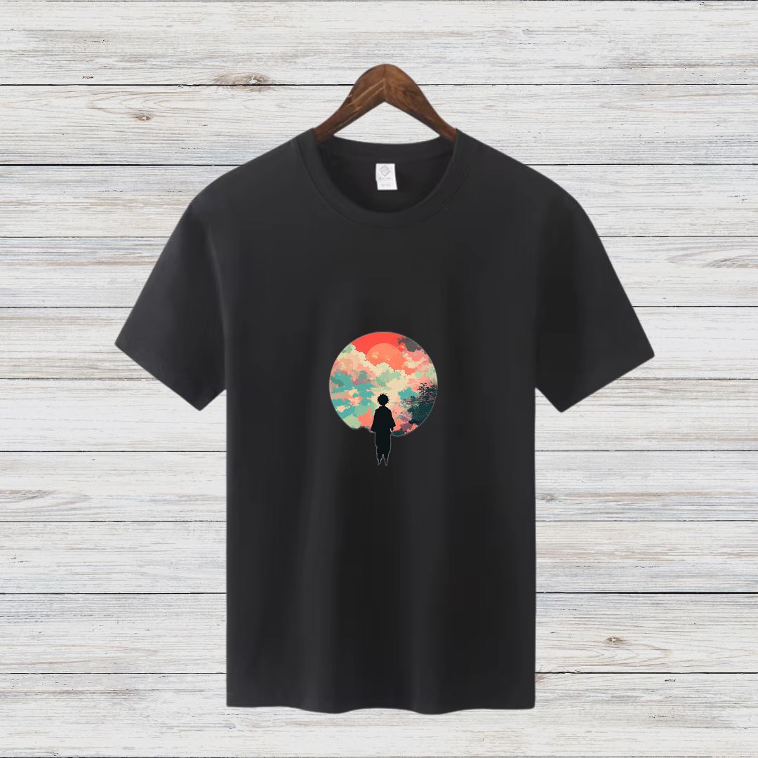 Magisches Wintermotiv | Stilvolles Baumwollshirt | Traumhaftes Design | Mystisches Fashion-Statement