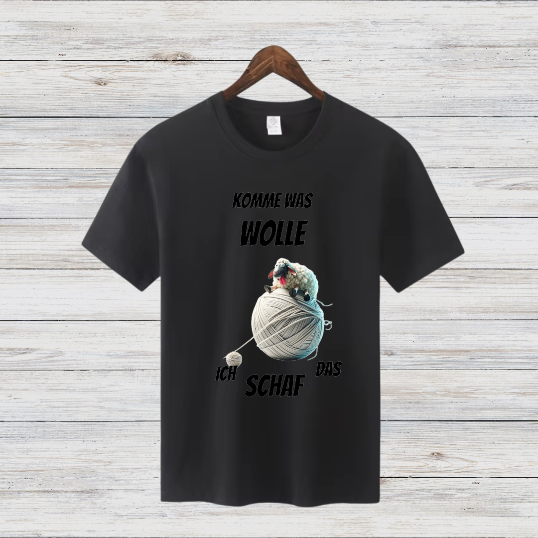 Komme was Wolle | Lustiges Schaf-Shirt | Humorvolles Statement-Shirt | Perfektes Winterdesign für kreative Köpfe