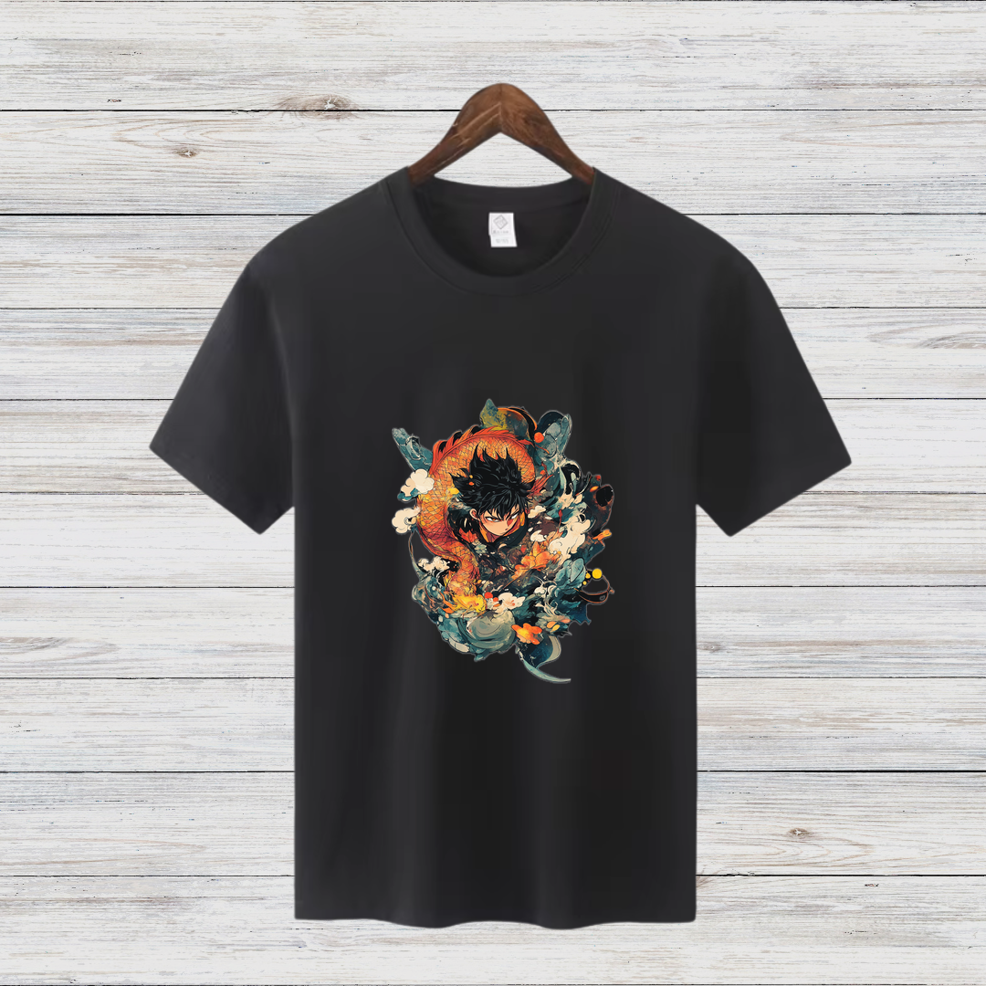 Anime Feuerkrieger | Episches Manga Shirt | Stylisches Anime Design | Geschenk für Otakus