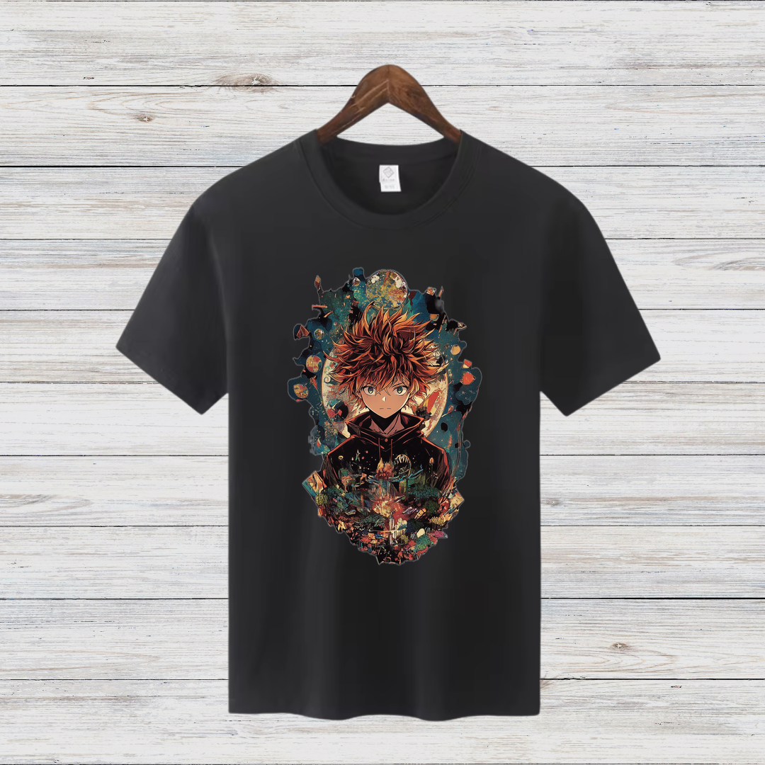Episches Anime Shirt | Stylisches Manga T-Shirt | Geschenk für Anime-Fans | Baumwollshirt für den Winter
