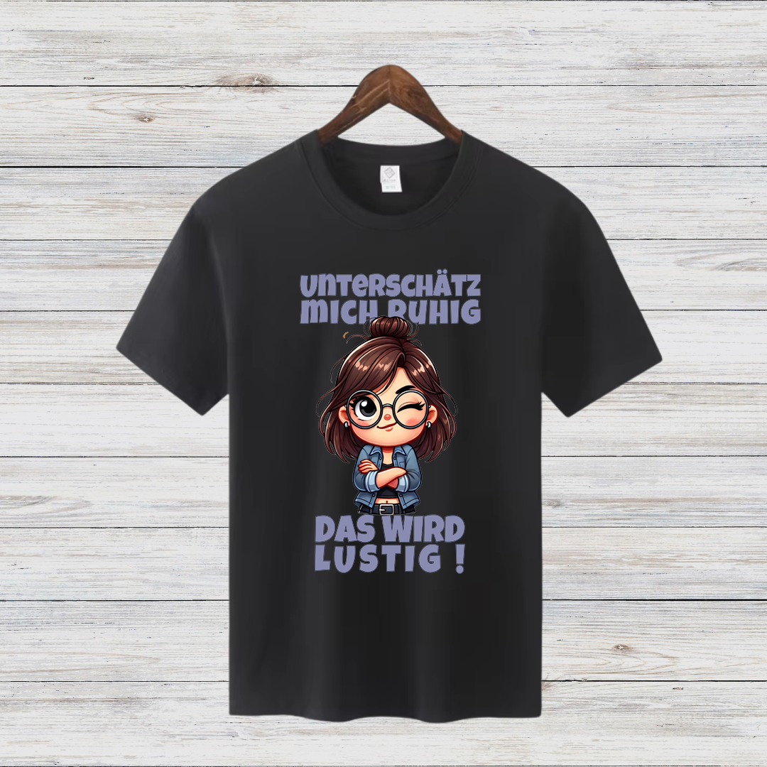 Freches Statement Shirt | Lustiges Winter T-Shirt | Cooles Cartoon Design | Geschenkidee für Frauen