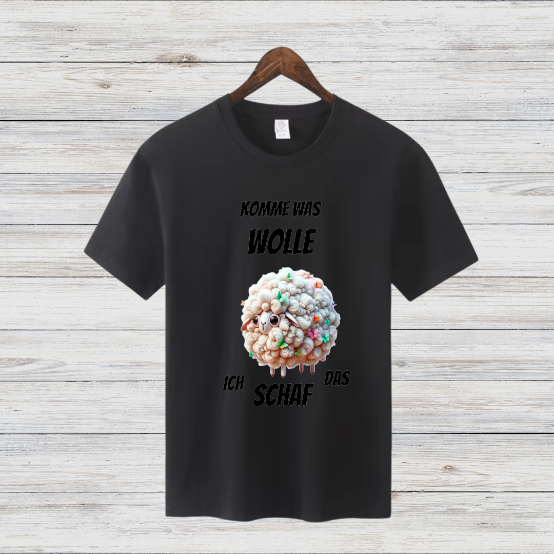 Komme was Wolle | Lustiges Schaf-Shirt | Humorvolles Weihnachtsdesign | Statement Shirt für die Festzeit