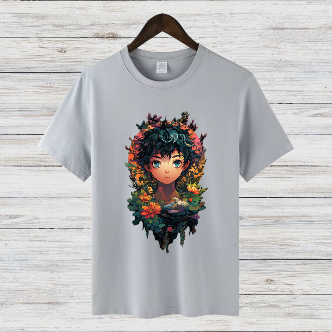 Mystisches Anime Kunst T-Shirt | Fantasy Illustration Shirt | Stilvolles Manga Design | Geschenk für Anime-Fans