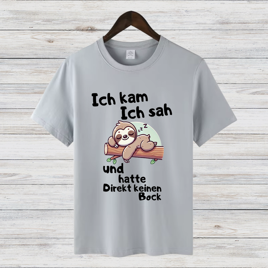 Faultier Shirt | Lustiges Spruch T-Shirt | Bequemes Freizeitshirt | Geschenkidee für Entspannte