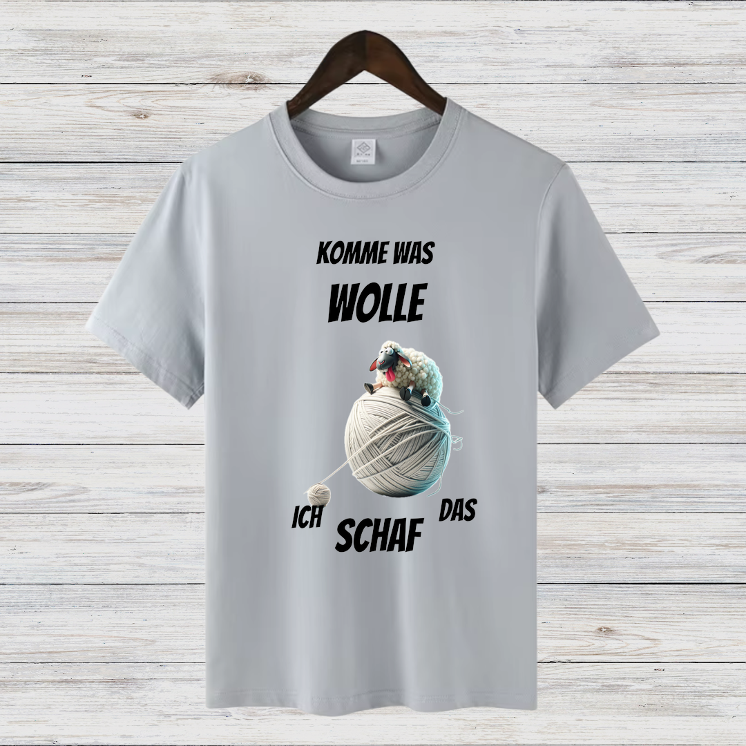 Komme was Wolle | Lustiges Schaf-Shirt | Humorvolles Statement-Shirt | Perfektes Winterdesign für kreative Köpfe