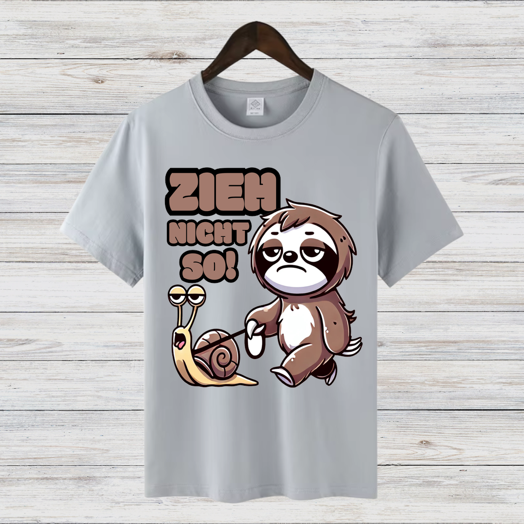 Lustiges Faultier Shirt | Gemütliches Winter T-Shirt | Humorvolles Schneckentempo Design | Perfektes Geschenk für Langschläfer