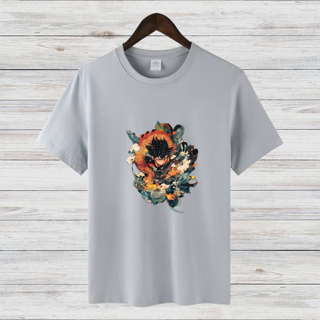 Anime Feuerkrieger | Episches Manga Shirt | Stylisches Anime Design | Geschenk für Otakus