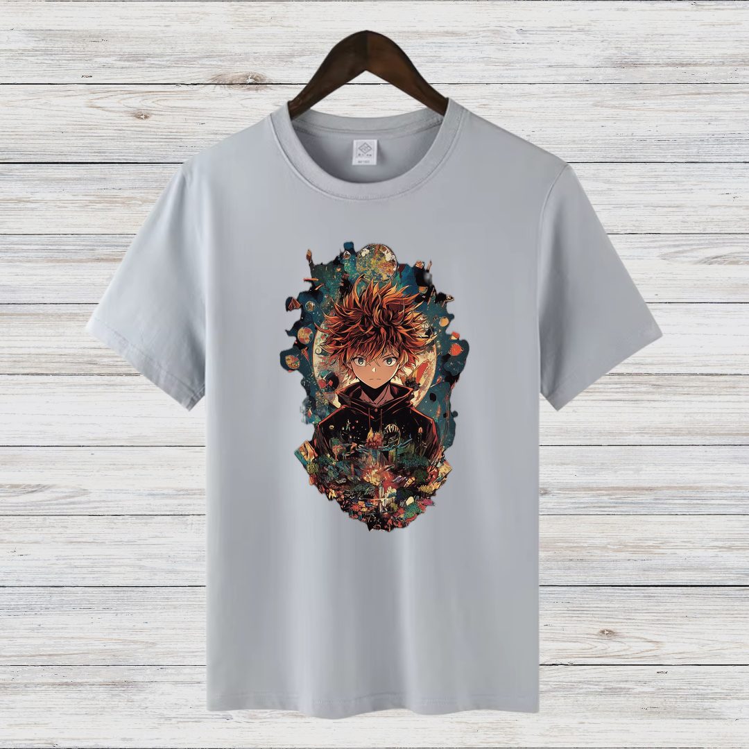 Episches Anime Shirt | Stylisches Manga T-Shirt | Geschenk für Anime-Fans | Baumwollshirt für den Winter