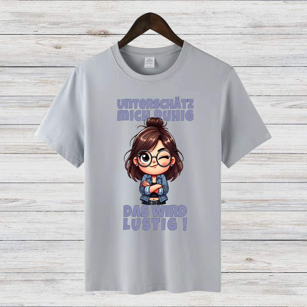 Freches Statement Shirt | Lustiges Winter T-Shirt | Cooles Cartoon Design | Geschenkidee für Frauen