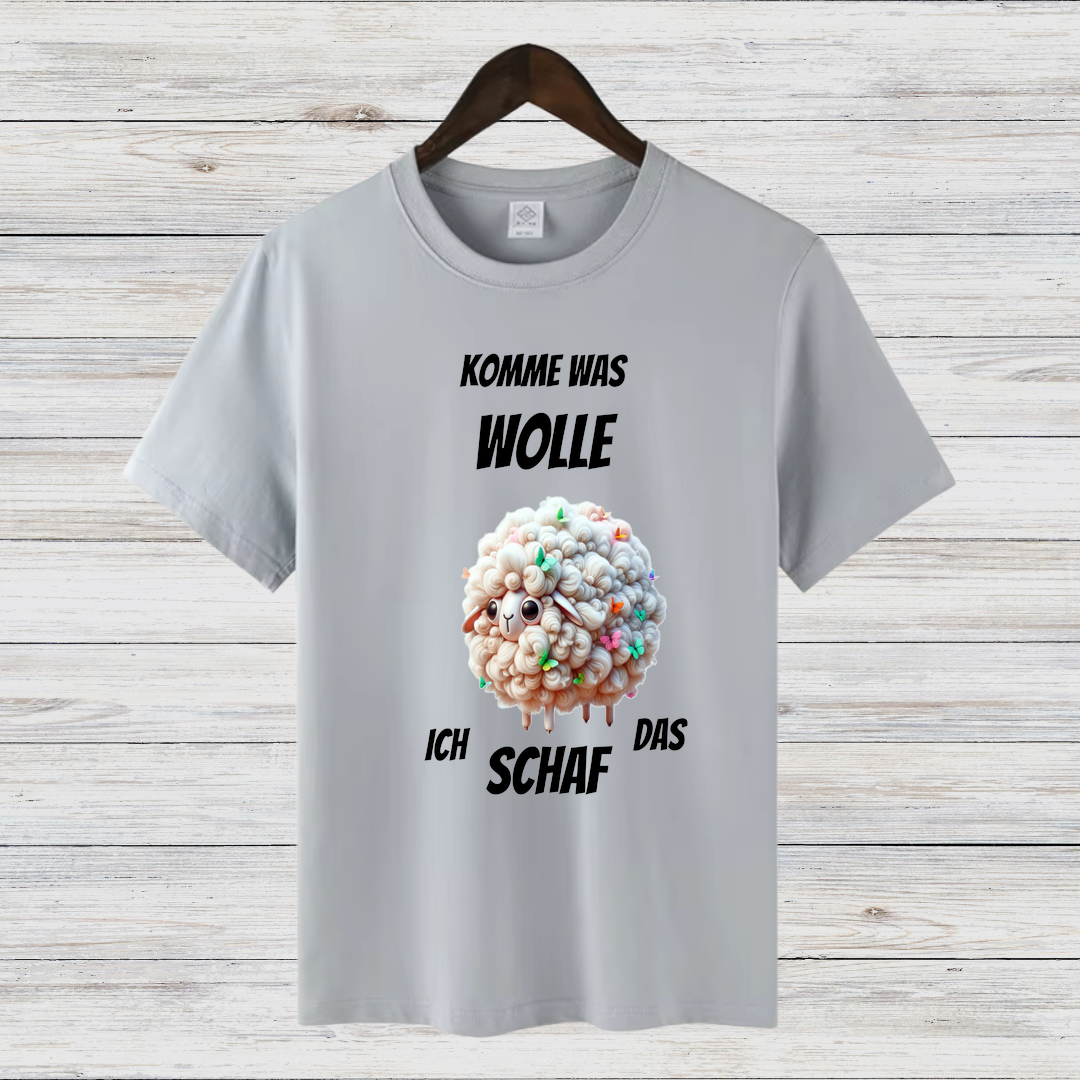 Komme was Wolle | Lustiges Schaf-Shirt | Humorvolles Weihnachtsdesign | Statement Shirt für die Festzeit