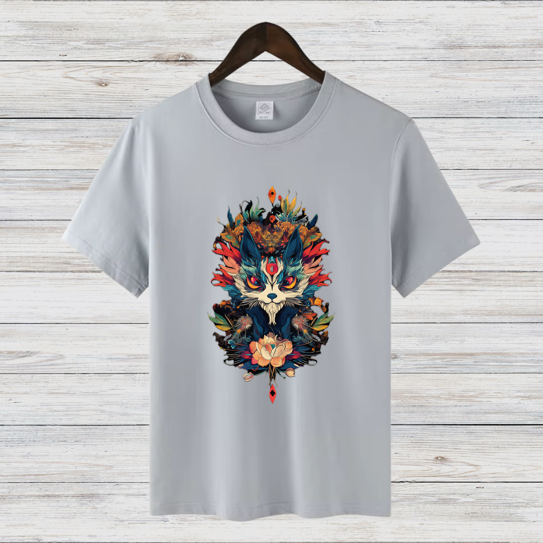 Mystischer Waldgeist | Fantasy T-Shirt | Magisches Tiermotiv | Kunstvolles Design für Naturliebhaber