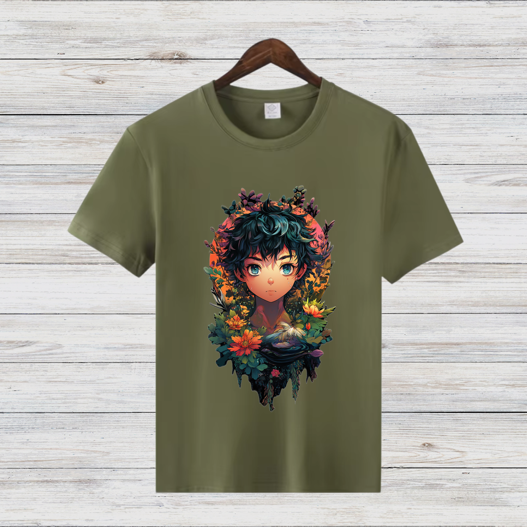 Mystisches Anime Kunst T-Shirt | Fantasy Illustration Shirt | Stilvolles Manga Design | Geschenk für Anime-Fans
