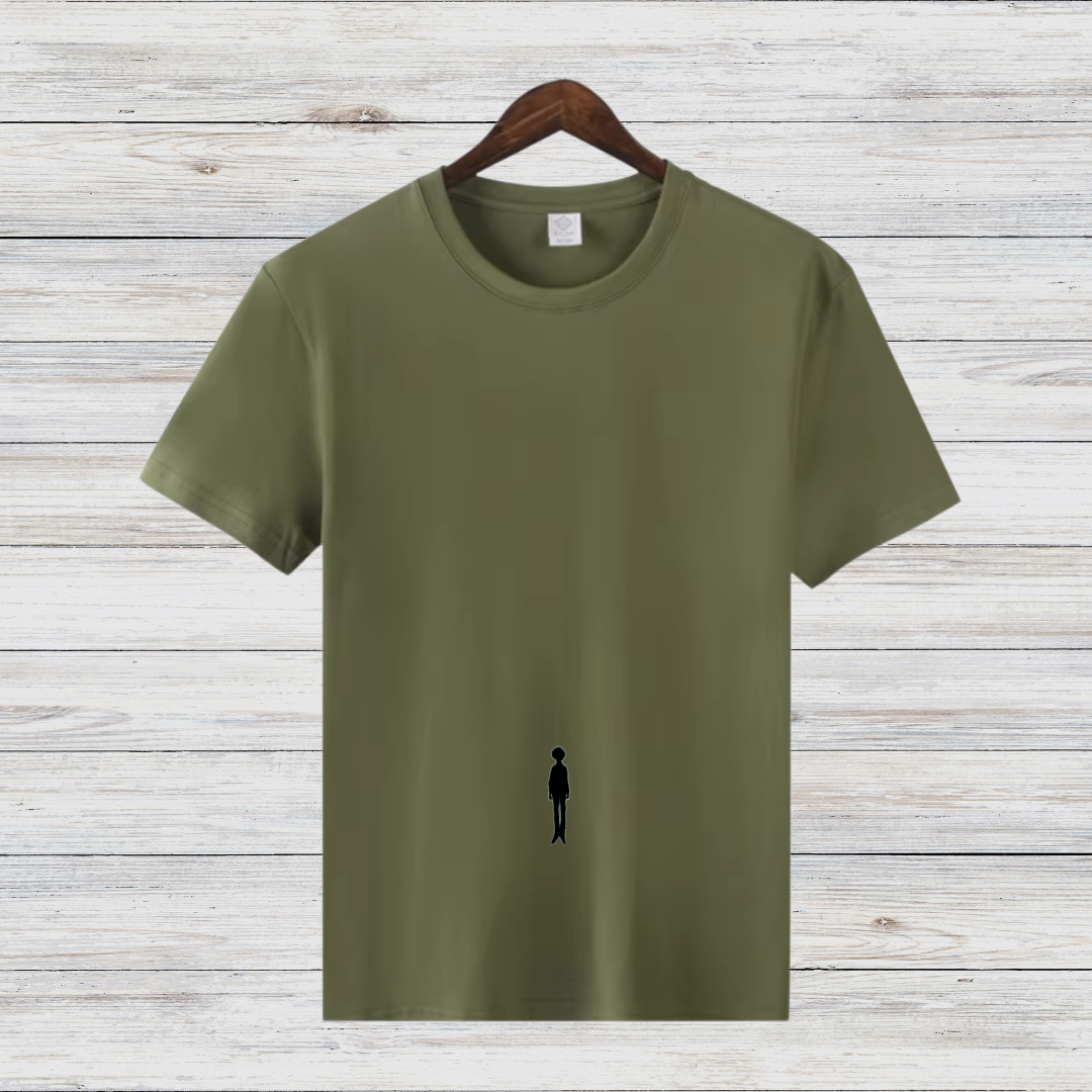 Minimalistisches Design Shirt | Stilvolles Statement Shirt | Modernes Baumwoll T-Shirt | Streetwear Look für den Winter