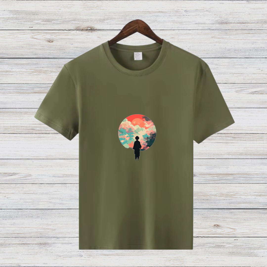 Magisches Wintermotiv | Stilvolles Baumwollshirt | Traumhaftes Design | Mystisches Fashion-Statement