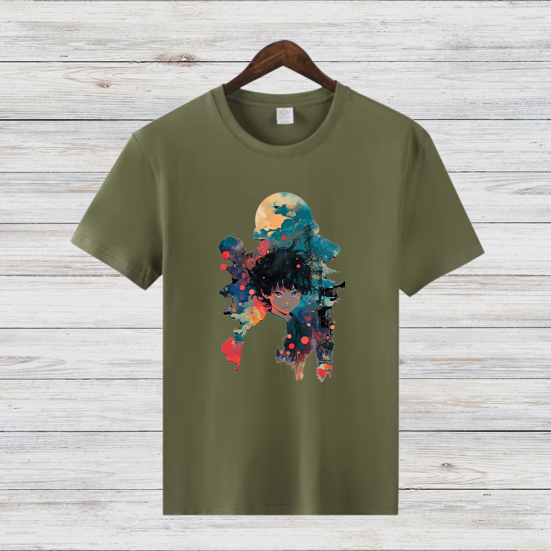 Mystisches Anime Shirt | Künstlerisches Design | Fantasievolles Grafik T-Shirt | Geschenk für Anime-Fans