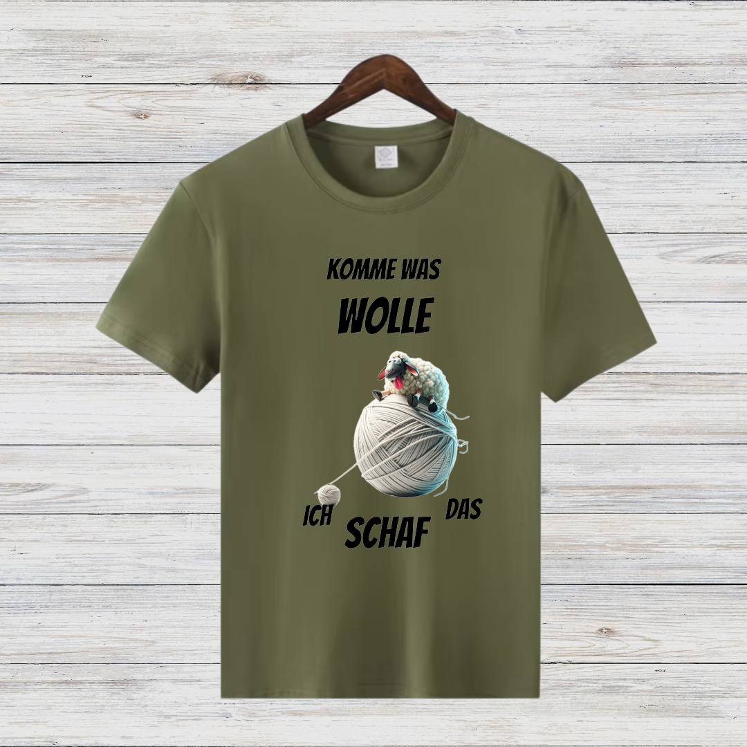 Komme was Wolle | Lustiges Schaf-Shirt | Humorvolles Statement-Shirt | Perfektes Winterdesign für kreative Köpfe