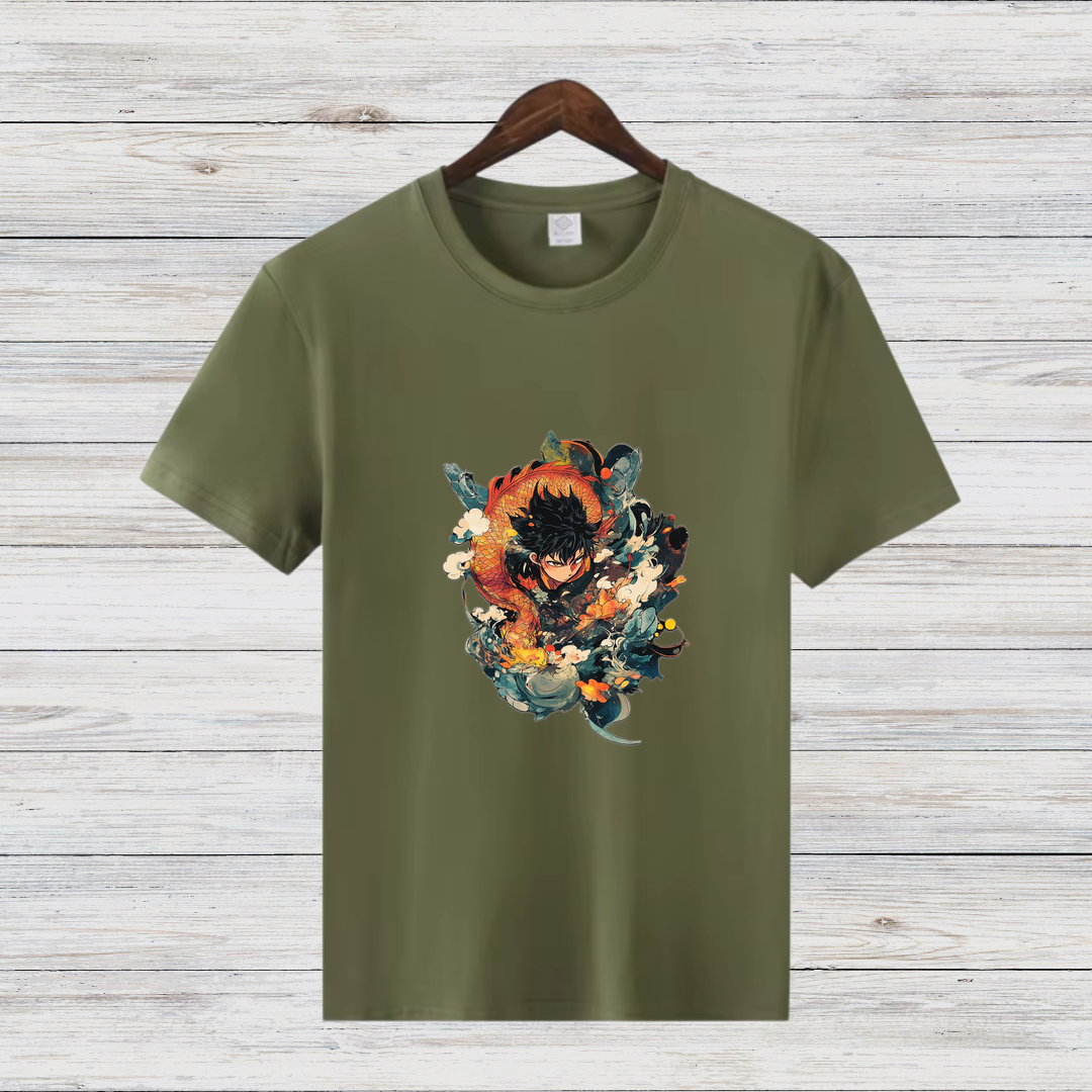 Anime Feuerkrieger | Episches Manga Shirt | Stylisches Anime Design | Geschenk für Otakus