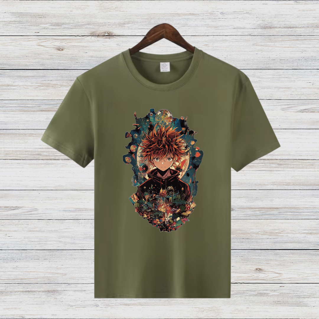 Episches Anime Shirt | Stylisches Manga T-Shirt | Geschenk für Anime-Fans | Baumwollshirt für den Winter