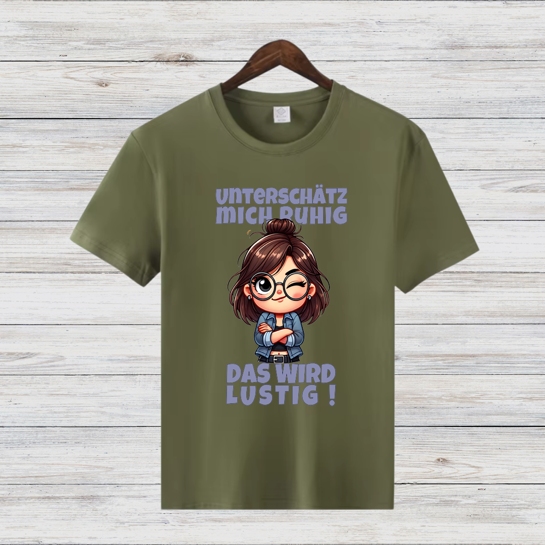 Freches Statement Shirt | Lustiges Winter T-Shirt | Cooles Cartoon Design | Geschenkidee für Frauen