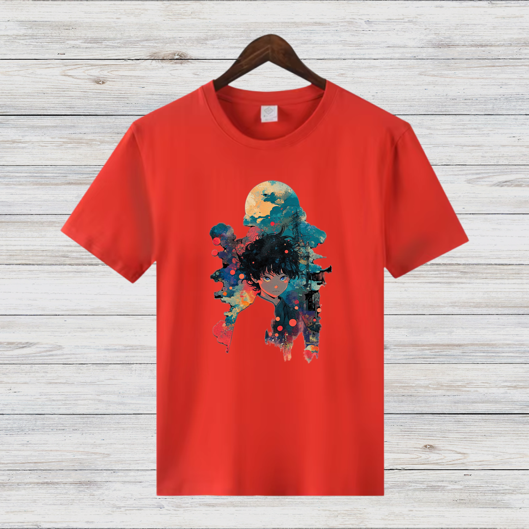 Mystisches Anime Shirt | Künstlerisches Design | Fantasievolles Grafik T-Shirt | Geschenk für Anime-Fans
