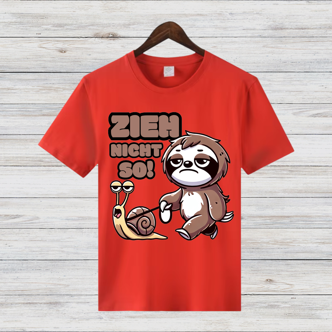 Lustiges Faultier Shirt | Gemütliches Winter T-Shirt | Humorvolles Schneckentempo Design | Perfektes Geschenk für Langschläfer