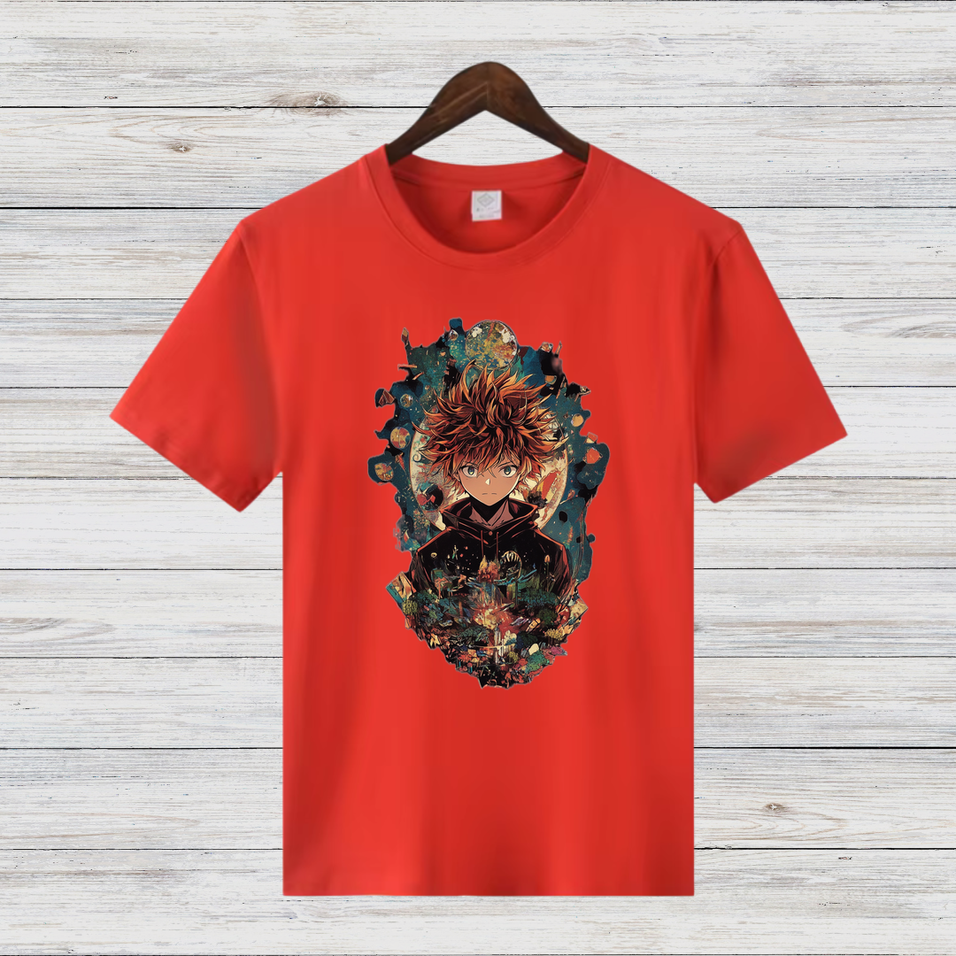 Episches Anime Shirt | Stylisches Manga T-Shirt | Geschenk für Anime-Fans | Baumwollshirt für den Winter