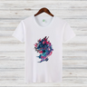 Mystischer Wolf | Künstlerisches Design Shirt | Stilvolles Fantasy T-Shirt | Perfekt für Winter-Looks