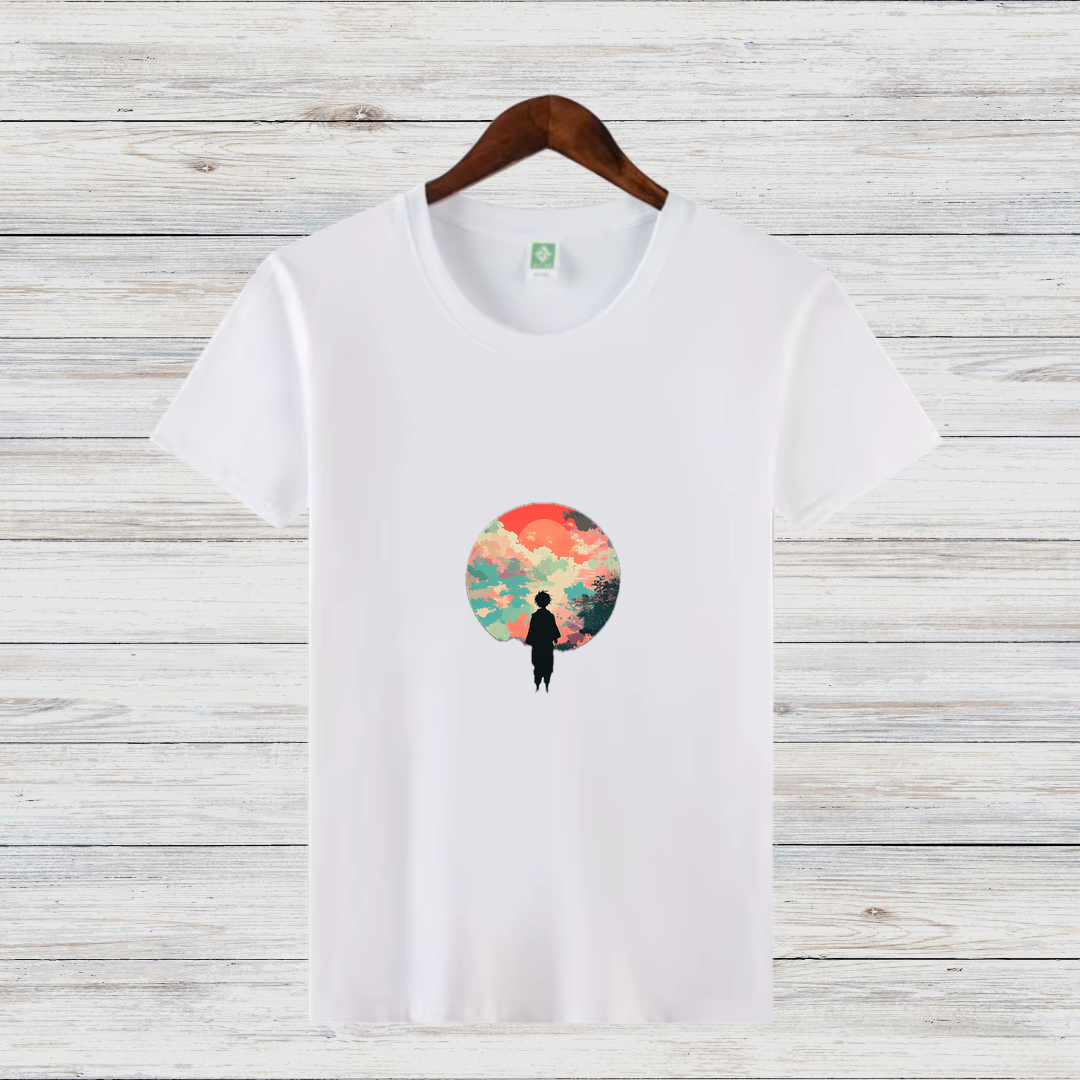 Magisches Wintermotiv | Stilvolles Baumwollshirt | Traumhaftes Design | Mystisches Fashion-Statement