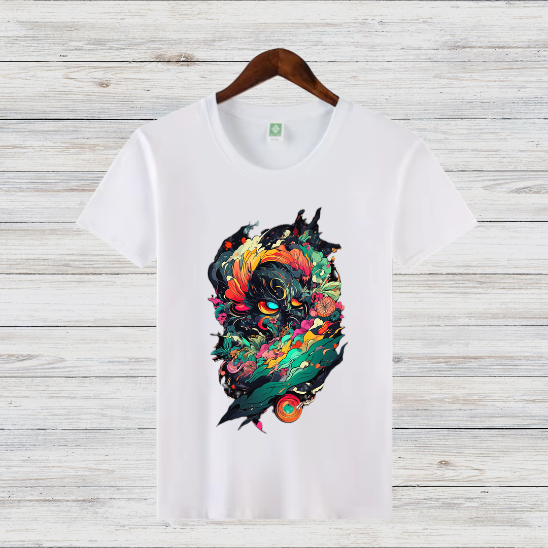 Mystisches Kunst T-Shirt | Fantasy Design Shirt | Kreatives Baumwollshirt | Geschenk für Kunstliebhaber | Statement Shirt für Männer