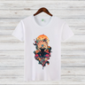 Mystisches Blumenmotiv | Künstlerisches T-Shirt | Stilvolles Design für den Winter | Fashion-Statement für Kreative