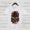 Mystischer Wolf | Japanisches Kunst T-Shirt | Winter Streetwear | Cooles Anime Design für Männer