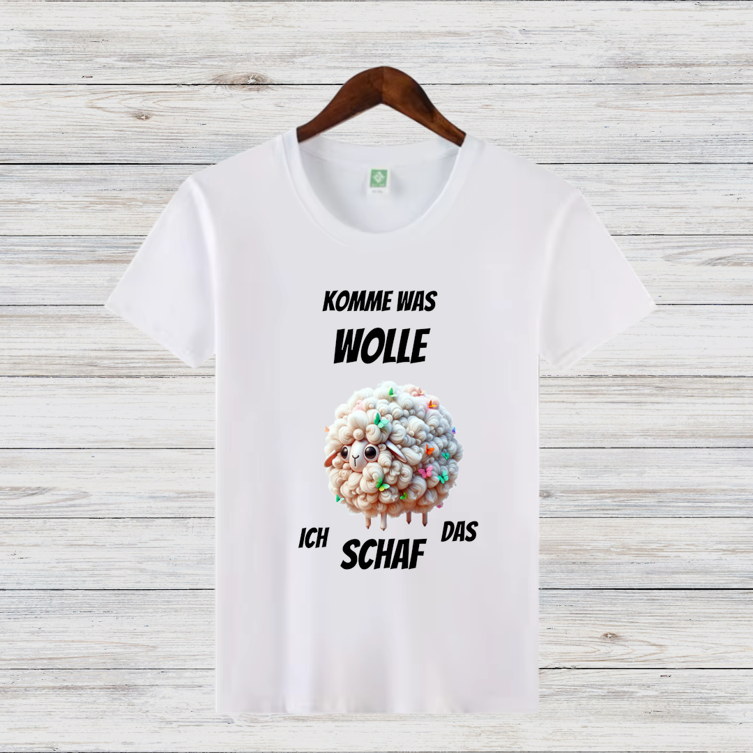 Komme was Wolle | Lustiges Schaf-Shirt | Humorvolles Weihnachtsdesign | Statement Shirt für die Festzeit