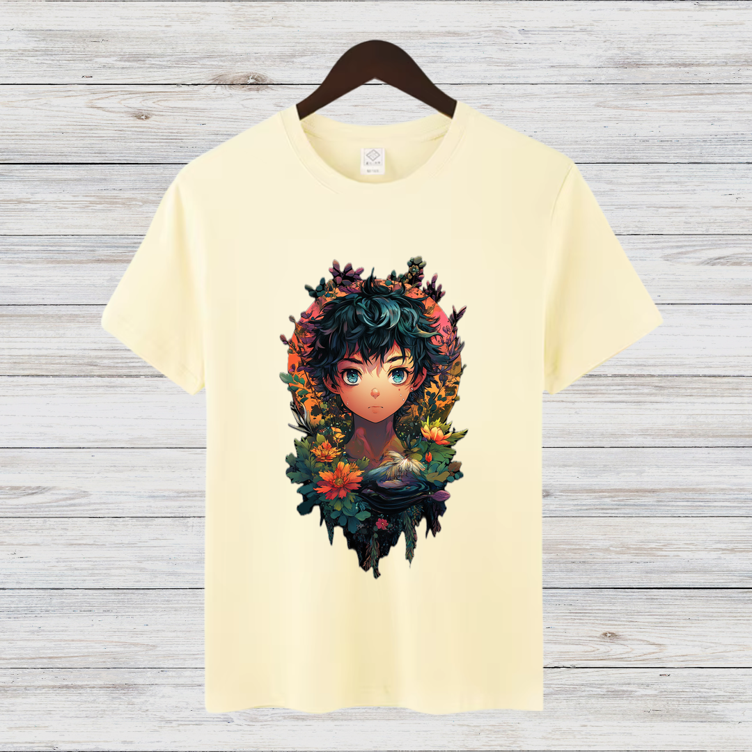 Mystisches Anime Kunst T-Shirt | Fantasy Illustration Shirt | Stilvolles Manga Design | Geschenk für Anime-Fans