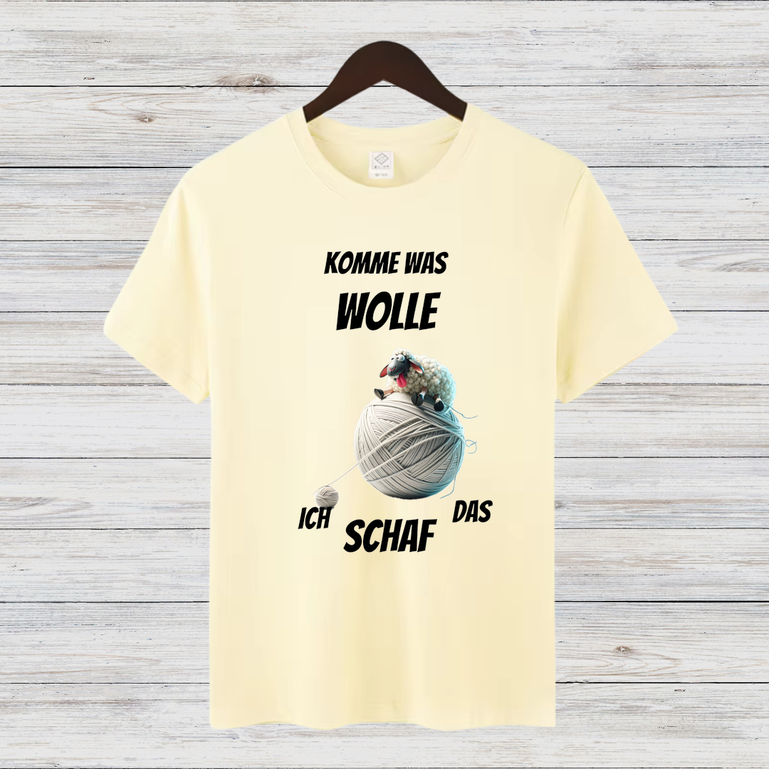 Komme was Wolle | Lustiges Schaf-Shirt | Humorvolles Statement-Shirt | Perfektes Winterdesign für kreative Köpfe