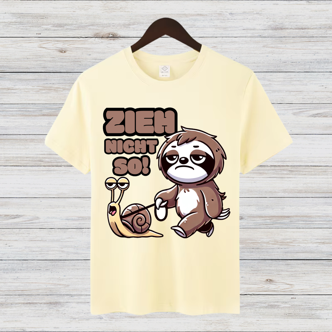 Lustiges Faultier Shirt | Gemütliches Winter T-Shirt | Humorvolles Schneckentempo Design | Perfektes Geschenk für Langschläfer