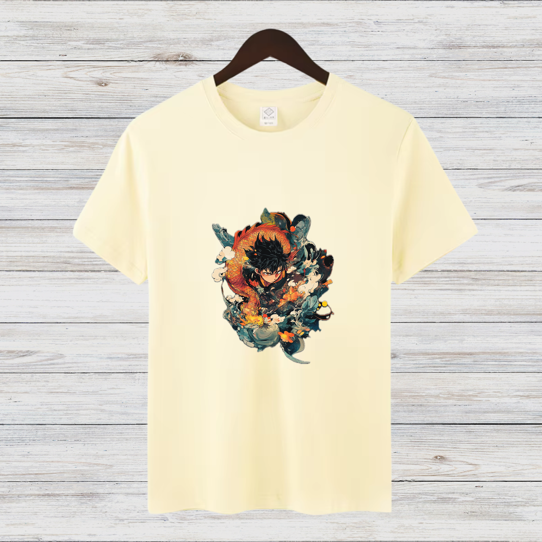 Anime Feuerkrieger | Episches Manga Shirt | Stylisches Anime Design | Geschenk für Otakus