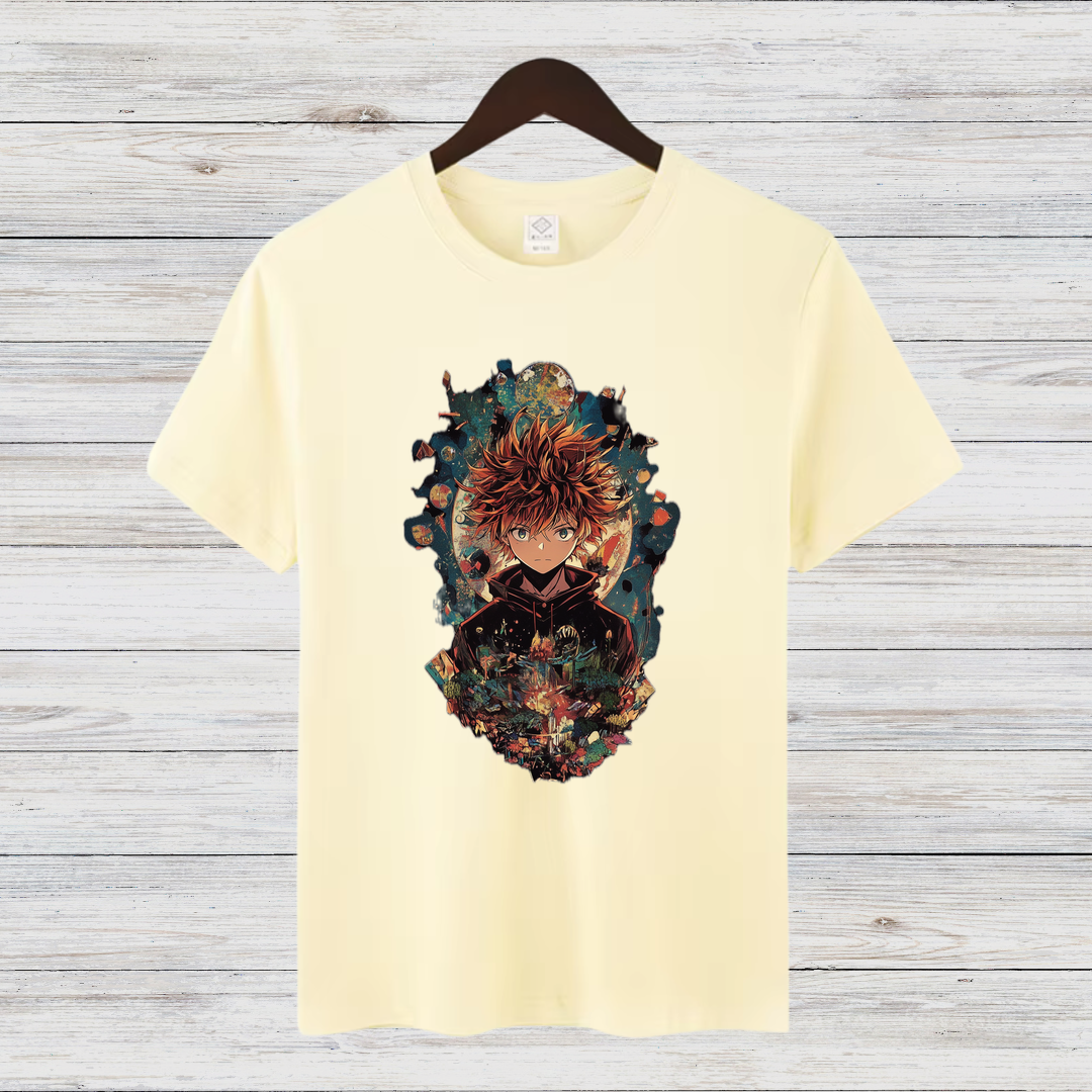 Episches Anime Shirt | Stylisches Manga T-Shirt | Geschenk für Anime-Fans | Baumwollshirt für den Winter