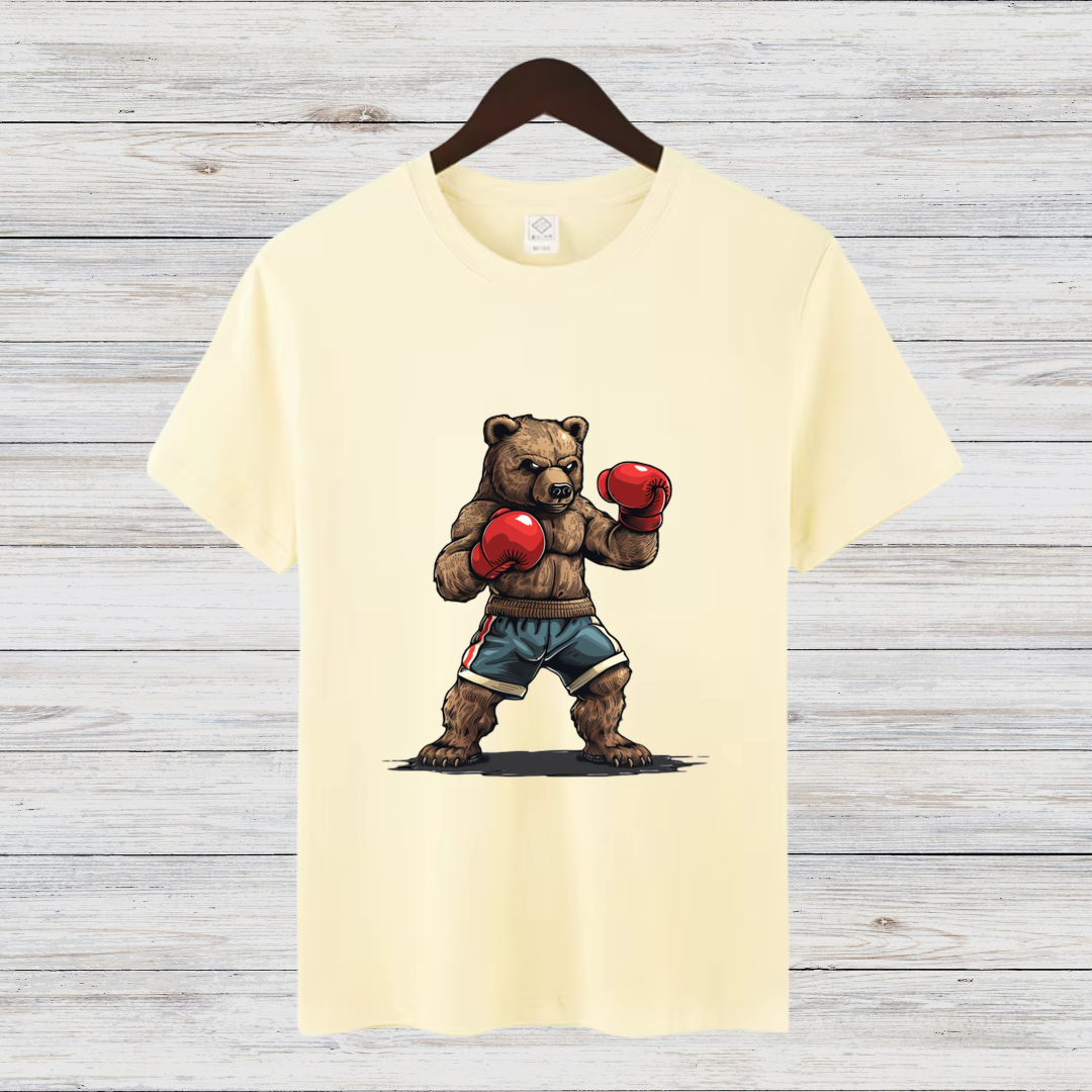 T-Shirt - Boxender Bär lustiges Sportmotiv