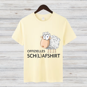 Offizielles Sch(l)afshirt | Lustiges Schlafshirt | Humorvolles T-Shirt für gemütliche Wintertage | Geschenkidee für Frostbeulen